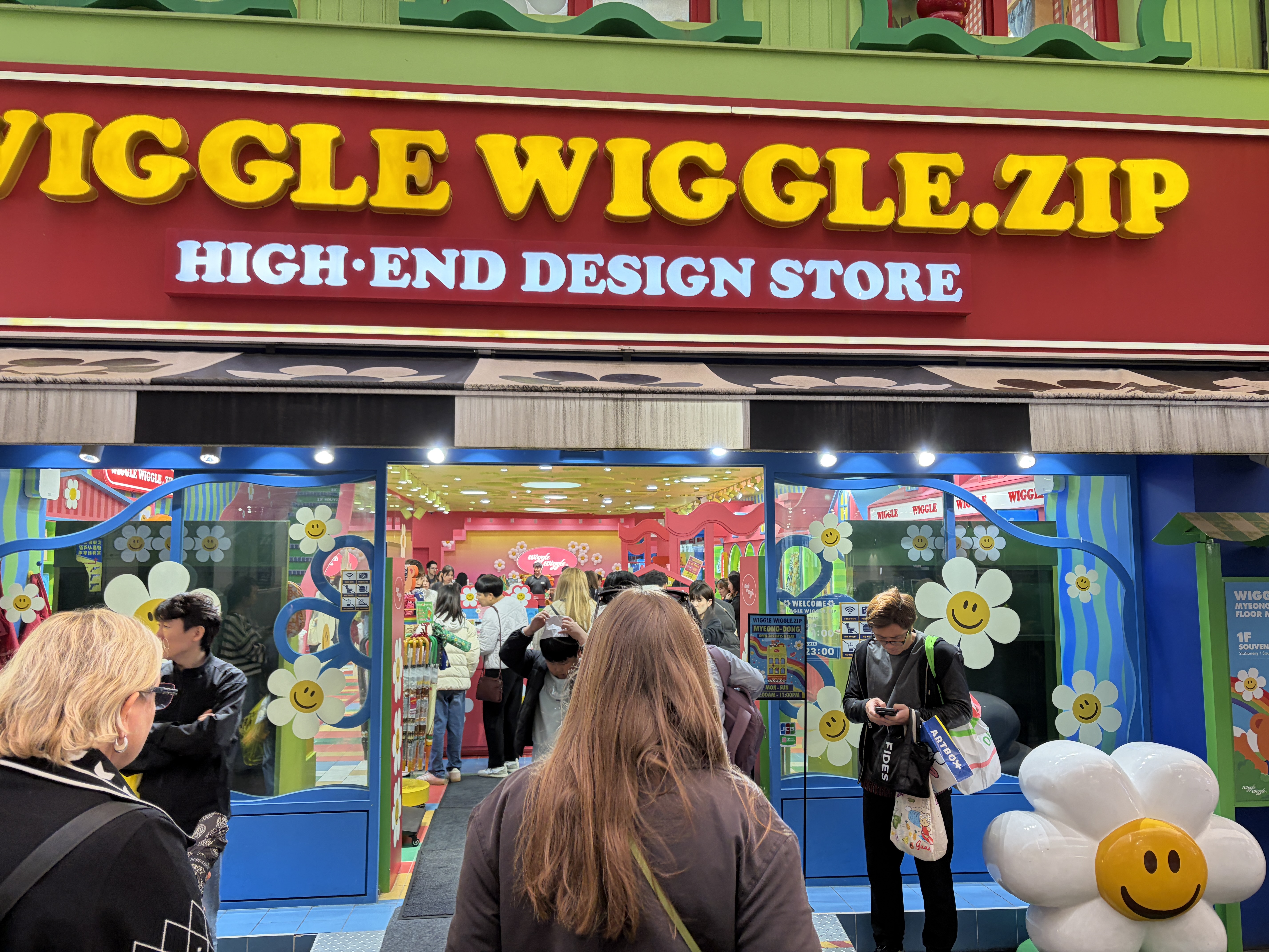 A very overstimulating store in Myeondong